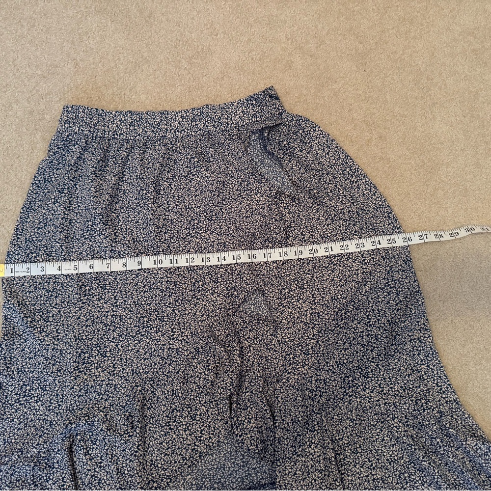LC Lauren Conrad Asymmetrical  Ruffle Midi Skirt NWT Size M - Picture 14 of 14